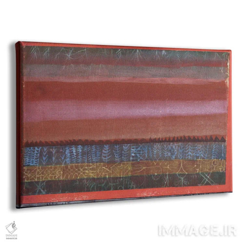 تابلو منظرهٔ لایهلایه، ۱۹۲۴ اثر پل کله - نمای پرسپکتیو محصول