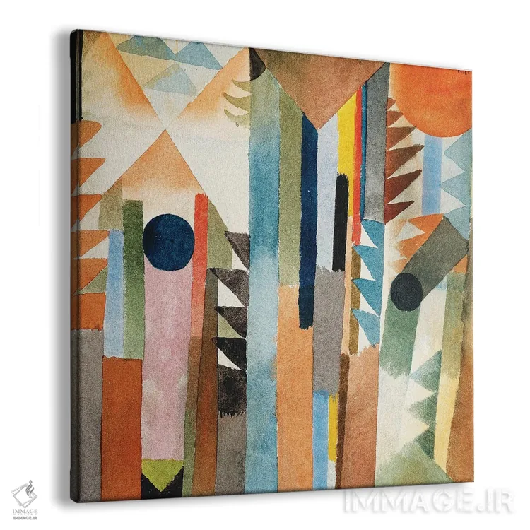 تابلو جنگلی که از بذر رویید، ۱۹۱۵ اثر پل کله - نمای پرسپکتیو محصول