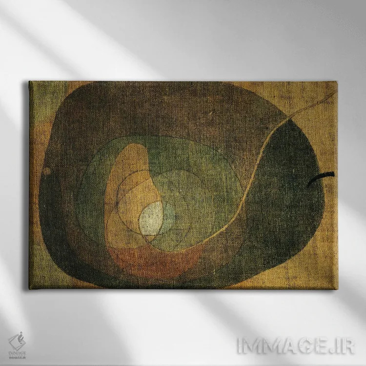 تابلو میوه، ۱۹۳۲ اثر پل کله - نمای روبهرو روی دیوار