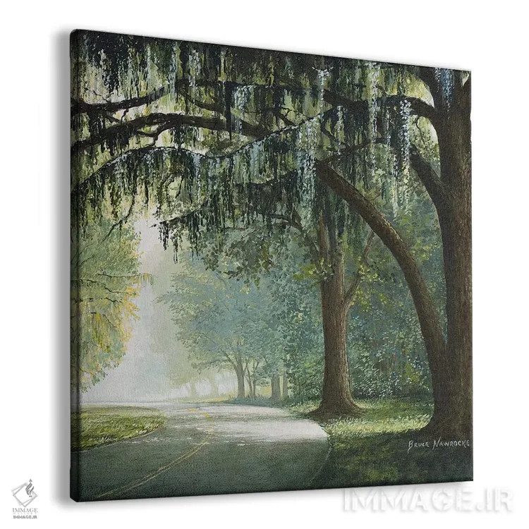 تابلو جاده ساحلی دریاچه شماره ۱ اثر بروس ناوراکه - نمای پرسپکتیو محصول