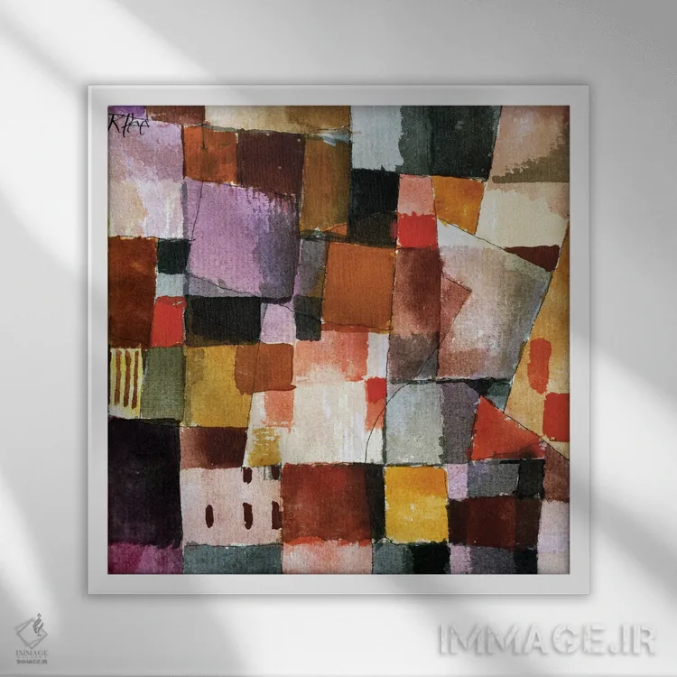 تابلو بیعنوان، ۱۹۱۴ اثر پل کله - نمای قابدار سفید