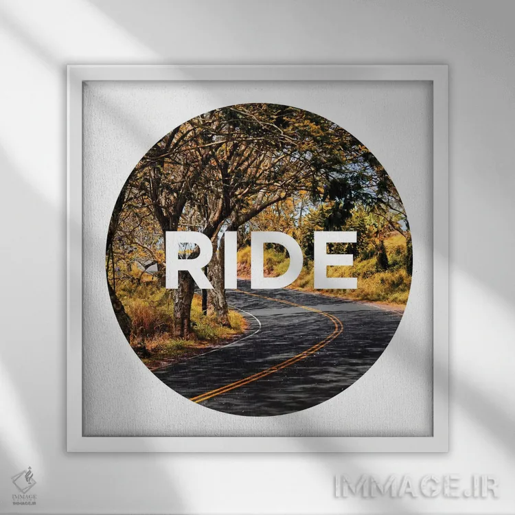 تابلو فعال نوع اول اثر بروس ناوراکه - نمای قابدار سفید