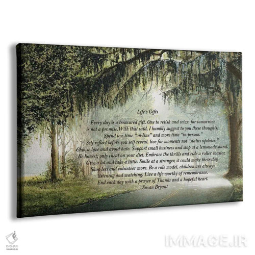 تابلو موهبتهای زندگی اثر بروس ناوراکه - نمای پرسپکتیو محصول