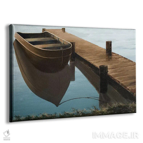 تابلو صبح آرام و آبی اثر بروس ناوراکه - نمای پرسپکتیو محصول