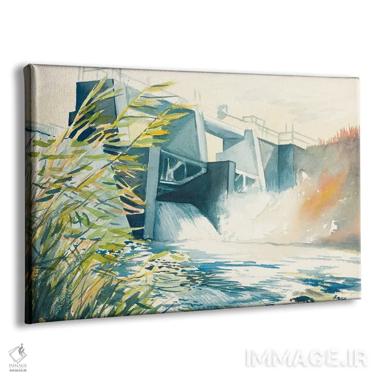 تابلو سد صنعتی اثر بروس ناوراکه - نمای پرسپکتیو محصول