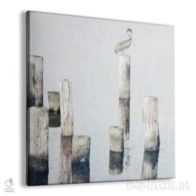 تابلو پلیکان نشسته اثر بروس ناوراکه - نمای پرسپکتیو محصول