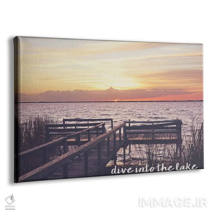 تابلو شیرجه به دریاچه اثر بروس ناوراکه - نمای پرسپکتیو محصول