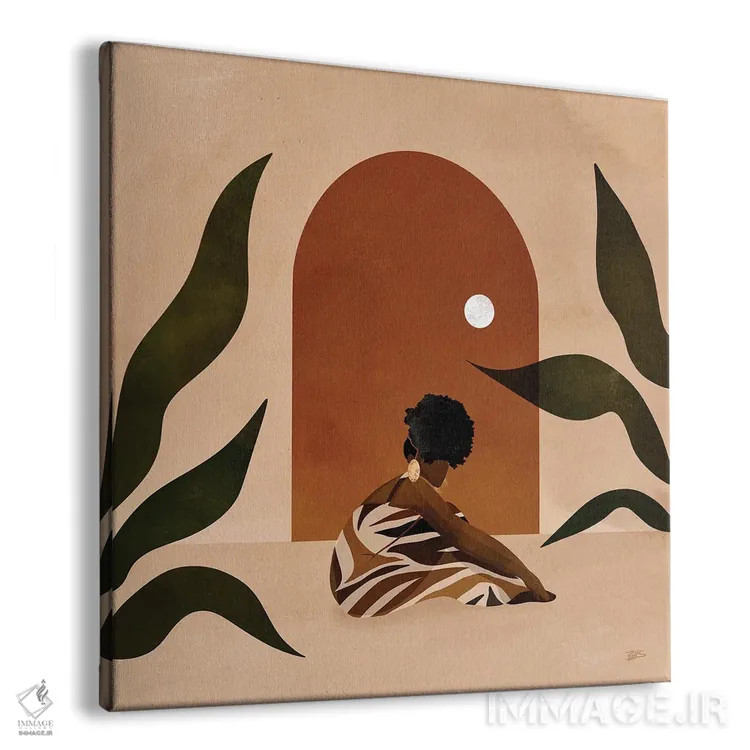 تابلو طلایی اثر بریا نیکول - نمای پرسپکتیو محصول