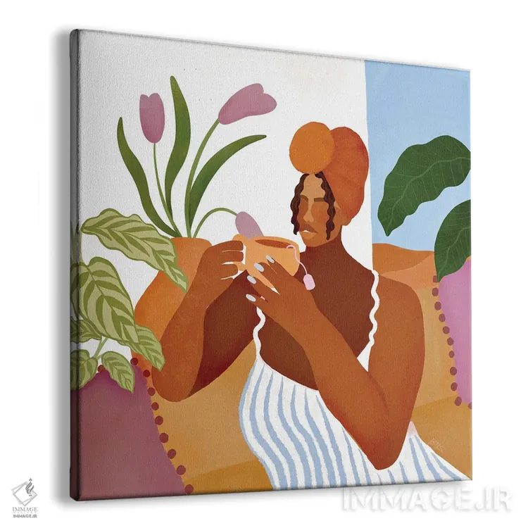 تابلو چای صبحگاهی اثر بریا نیکول - نمای پرسپکتیو محصول