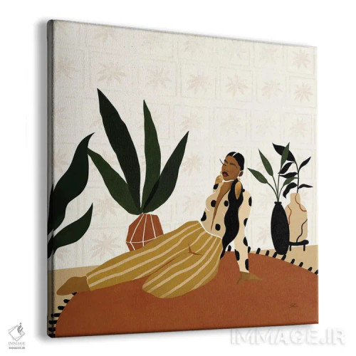 تابلو ملانی اثر بریا نیکول - نمای پرسپکتیو محصول