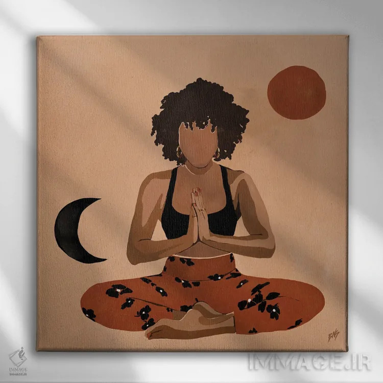 تابلو هارمونی (هماهنگی) اثر بریا نیکول - نمای روبهرو روی دیوار