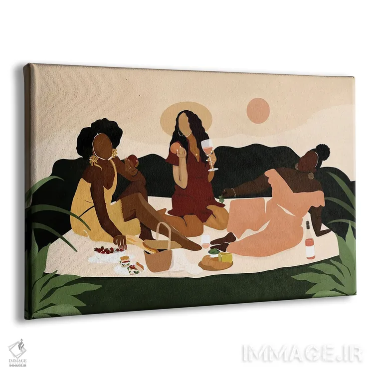 تابلو خواهر–نیک (لقب یا نام خاص) اثر بریا نیکول - نمای پرسپکتیو محصول