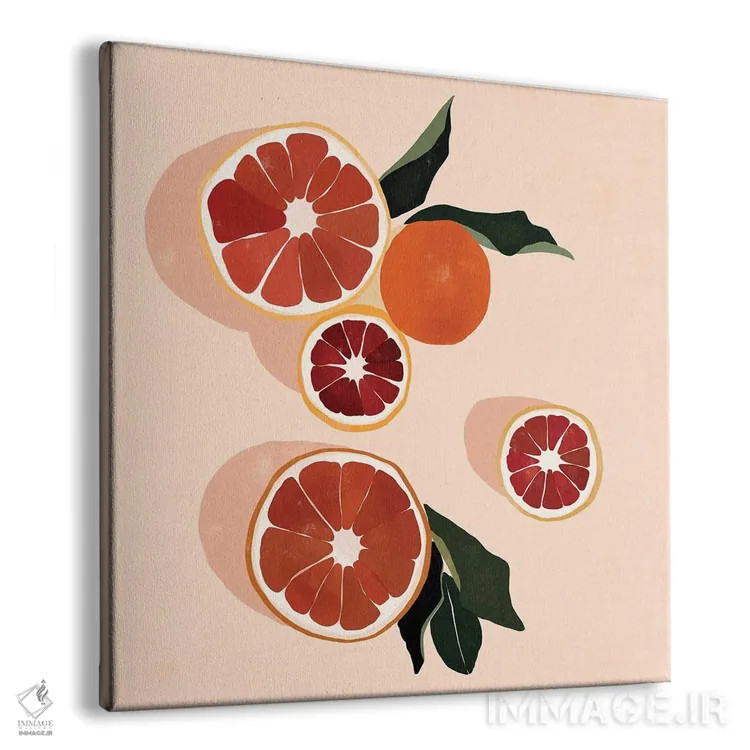 تابلو گریپفروت (میوه) اثر بریا نیکول - نمای پرسپکتیو محصول
