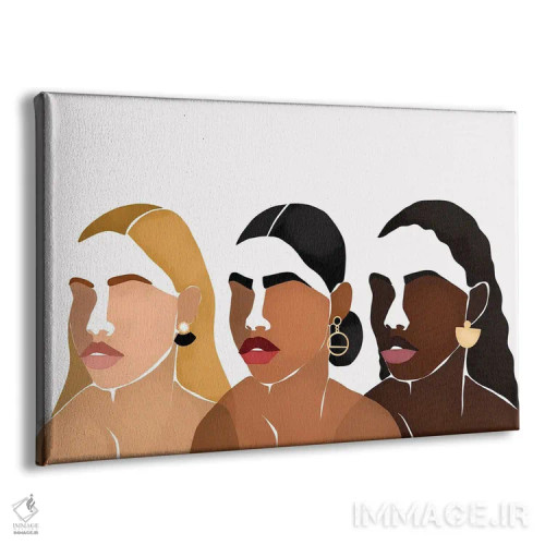 تابلو خواهران III اثر بریا نیکول - نمای پرسپکتیو محصول