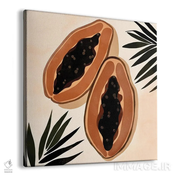 تابلو پاپایا (میوهٔ گرمسیری) اثر بریا نیکول - نمای پرسپکتیو محصول