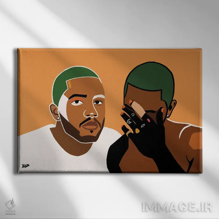 تابلو فرانک اثر بریا نیکول - نمای روبهرو روی دیوار