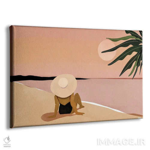 تابلو نگاه به ساحل اثر بریا نیکول - نمای پرسپکتیو محصول