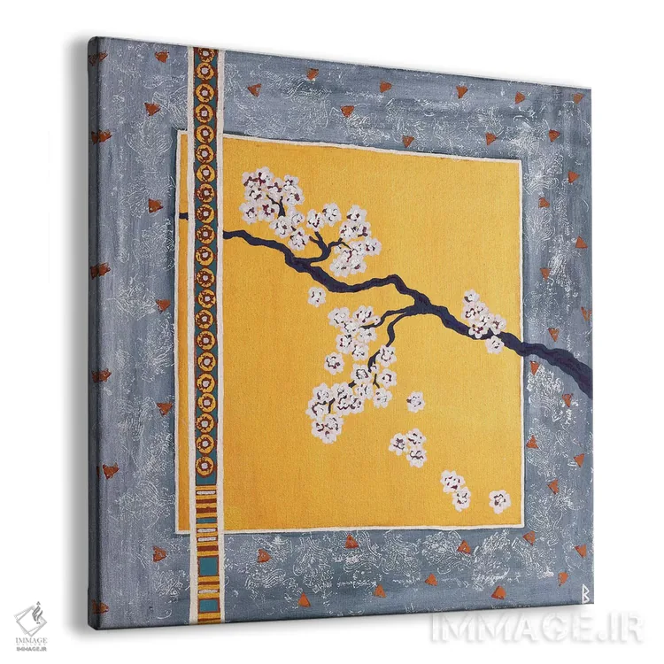 تابلو شکوفههای گیلاس اثر بریت بردال نیلسن - نمای پرسپکتیو محصول