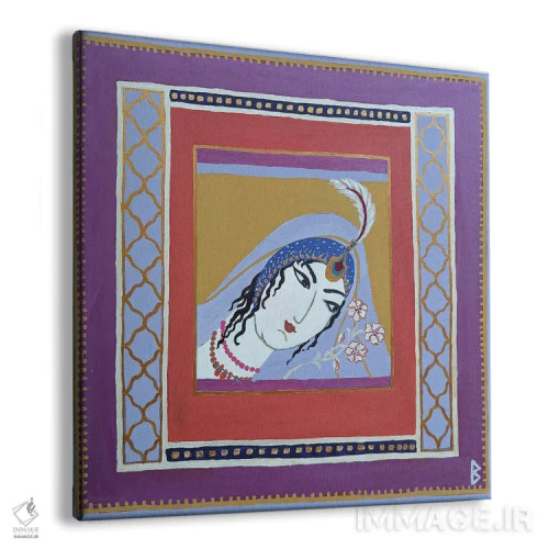 تابلو بانوی ایرانی اثر بریت بردال نیلسن - نمای پرسپکتیو محصول