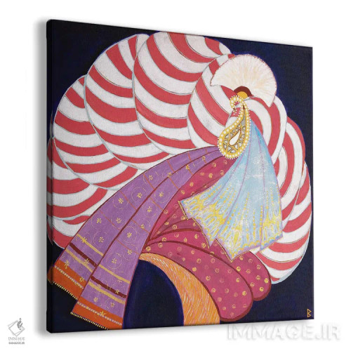 تابلو عمامه I (هند) اثر بریت بردال نیلسن - نمای پرسپکتیو محصول