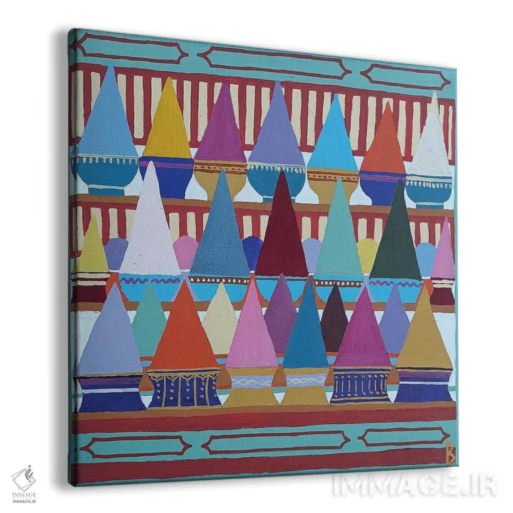 تابلو بازار ادویه در ترکیه اثر بریت بردال نیلسن - نمای پرسپکتیو محصول