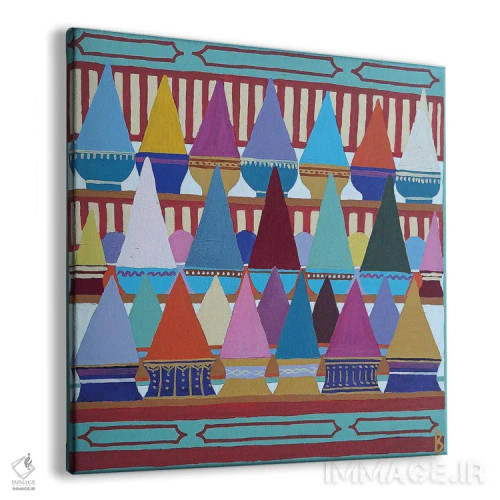 تابلو بازار ادویه در ترکیه اثر بریت بردال نیلسن - نمای پرسپکتیو محصول