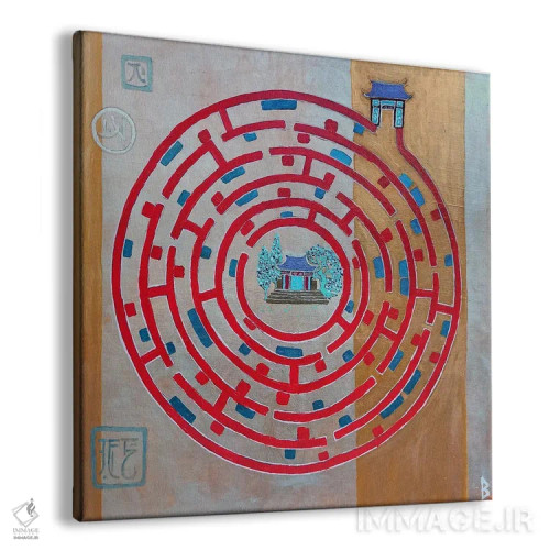 تابلو هزارتو اثر بریت بردال نیلسن - نمای پرسپکتیو محصول