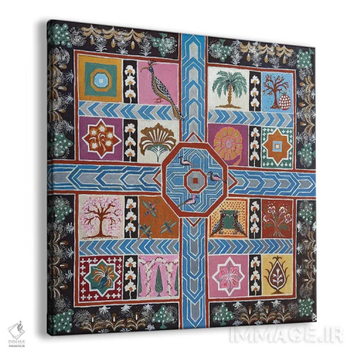 تابلو باغ ایرانی اثر بریت بردال نیلسن - نمای پرسپکتیو محصول