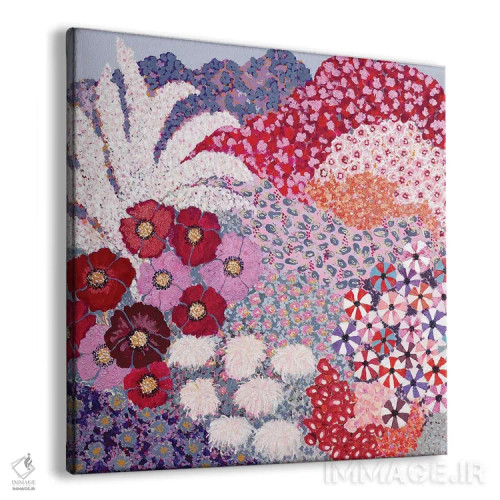 تابلو باغی با گل شقایق اثر بریت بردال نیلسن - نمای پرسپکتیو محصول