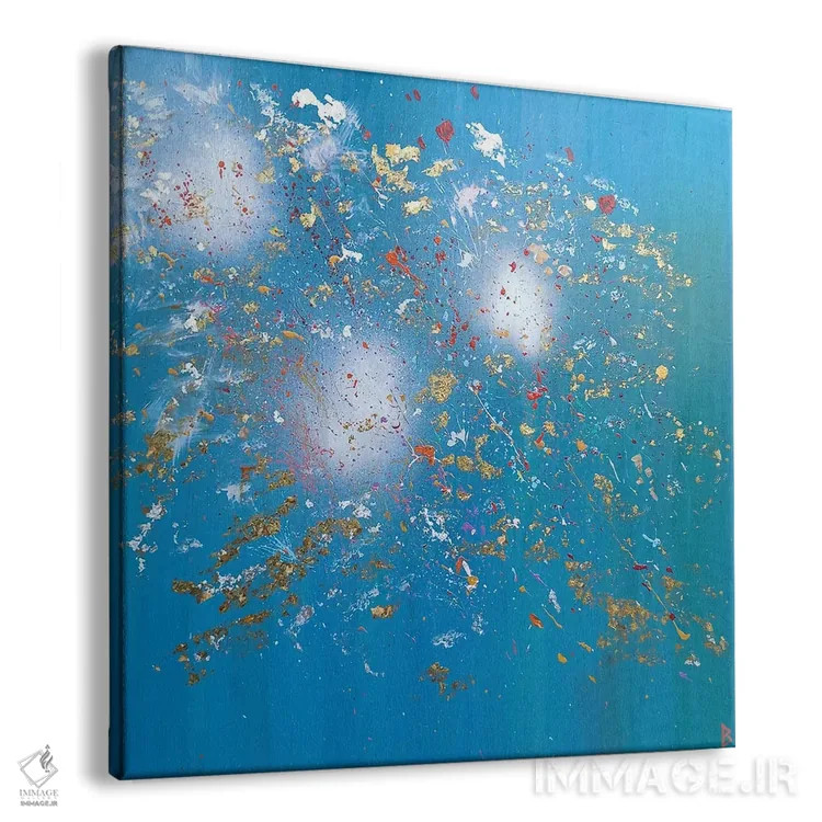 تابلو انفجار ستارههای نقرهای اثر بریت بردال نیلسن - نمای پرسپکتیو محصول