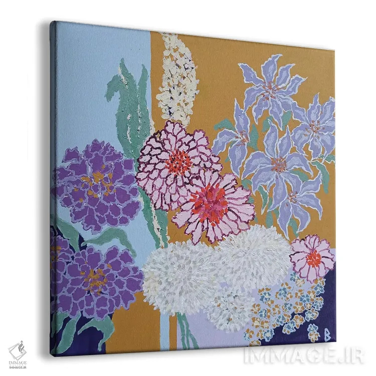 تابلو گلهای بیابانی اثر بریت بردال نیلسن - نمای پرسپکتیو محصول