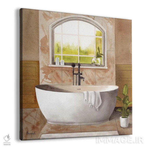 تابلو حمام مرمر ۱ اثر باناروت - نمای پرسپکتیو محصول