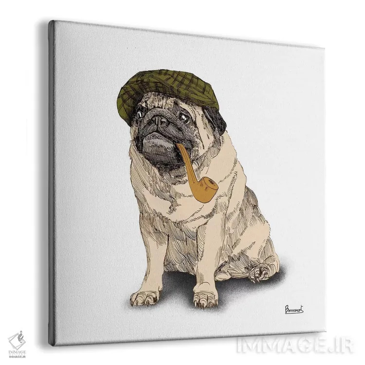 تابلو پاگها با کلاه ۲ اثر باناروت - نمای پرسپکتیو محصول