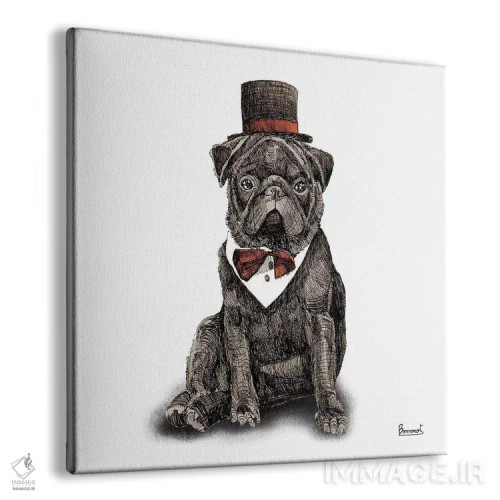 تابلو پاگها با کلاه ۳ اثر باناروت - نمای پرسپکتیو محصول