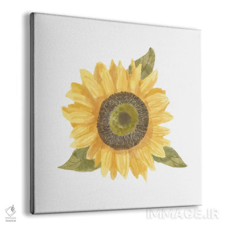 تابلو یک گل آفتابگردان ۱ اثر باناروت - نمای پرسپکتیو محصول