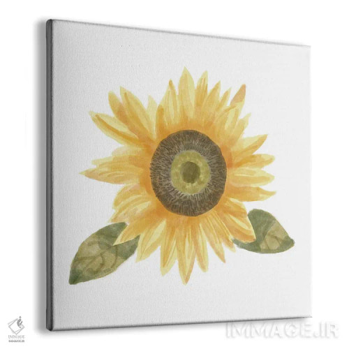 تابلو یک گل آفتابگردان ۲ اثر باناروت - نمای پرسپکتیو محصول