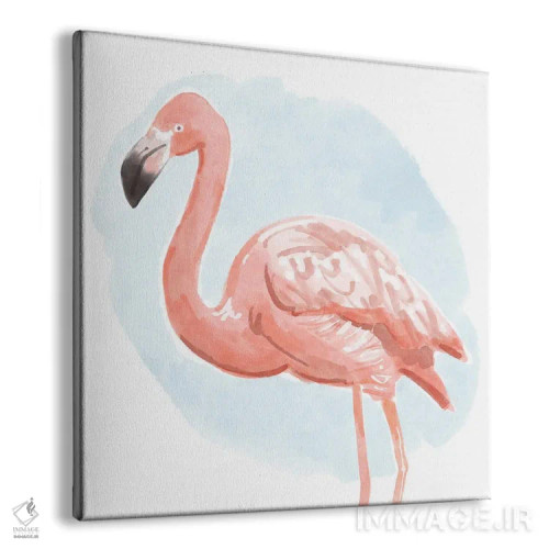 تابلو فلامینگوی گرمسیری ۱ اثر باناروت - نمای پرسپکتیو محصول