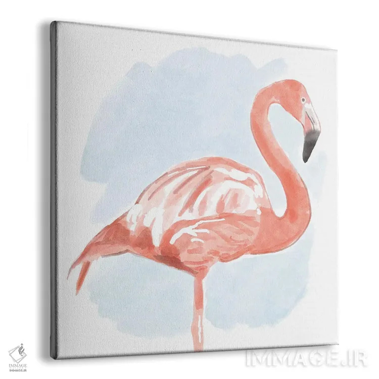 تابلو فلامینگوی گرمسیری ۲ اثر باناروت - نمای پرسپکتیو محصول