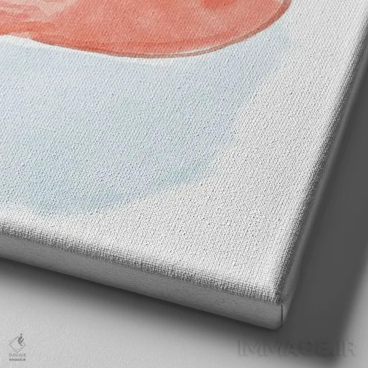 تابلو فلامینگوی گرمسیری ۲ اثر باناروت - نمای نزدیک بافت بوم