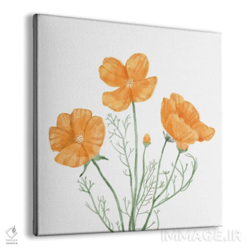 تابلو گروه گلهای وحشی ۳ اثر باناروت - نمای پرسپکتیو محصول