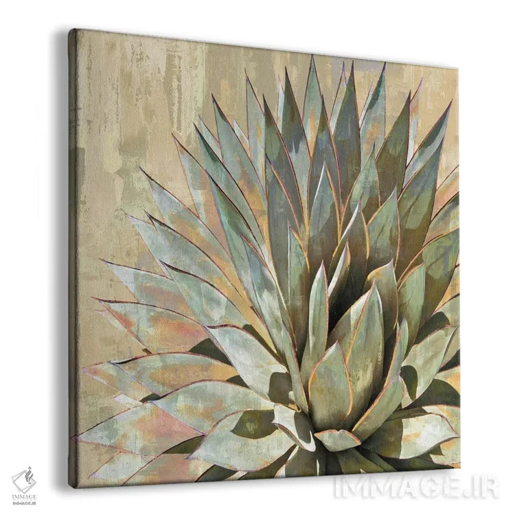 تابلو گیاه گوشتی ۱ اثر لینزی بنسون - نمای پرسپکتیو محصول