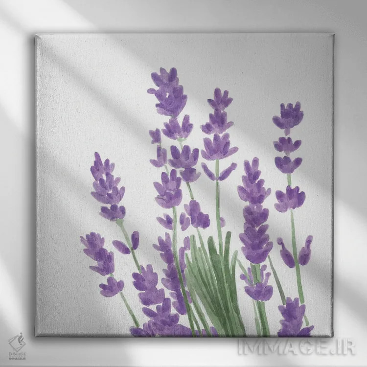 تابلو گروه گلهای وحشی ۲ اثر باناروت - نمای روبهرو روی دیوار