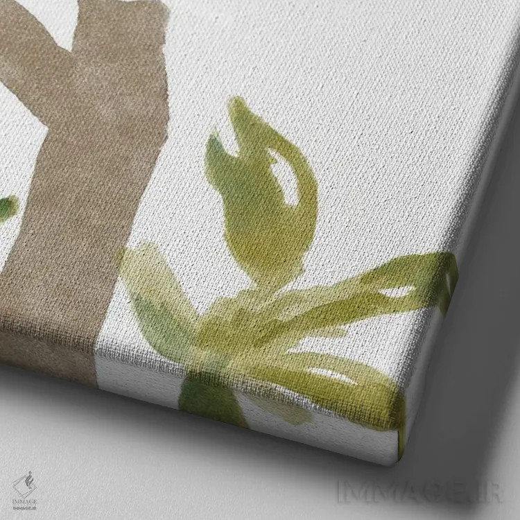 تابلو طوطی گرمسیری اثر باناروت - نمای نزدیک بافت بوم