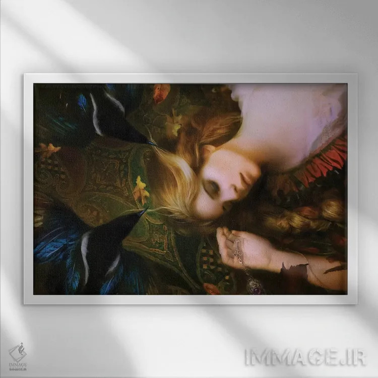 تابلو دریمکچر (طلسم شکارچی رویا) اثر بنت شلیک - نمای قابدار سفید