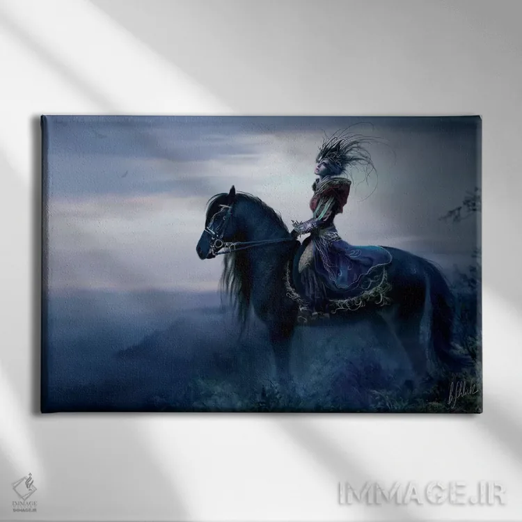 تابلو اسپیدیسترا (گیاه آپارتمانی) اثر بنت شلیک - نمای روبهرو روی دیوار