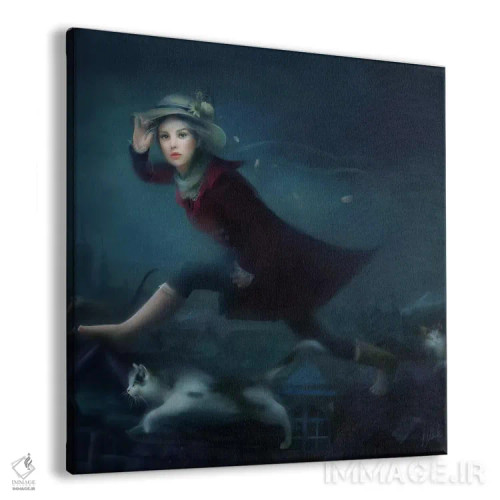 تابلو فِلیده (خانواده گربهسانان) اثر بنت شلیک - نمای پرسپکتیو محصول