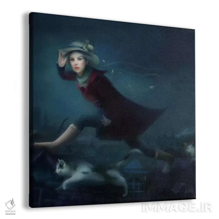 تابلو فِلیده (خانواده گربهسانان) اثر بنت شلیک - نمای پرسپکتیو محصول