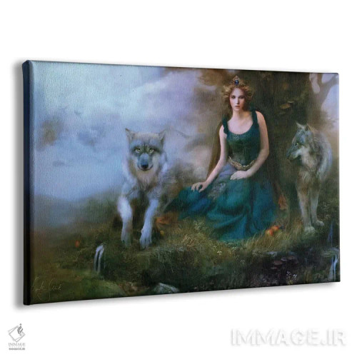 تابلو فرزندان ماه اثر بنت شلیک - نمای پرسپکتیو محصول