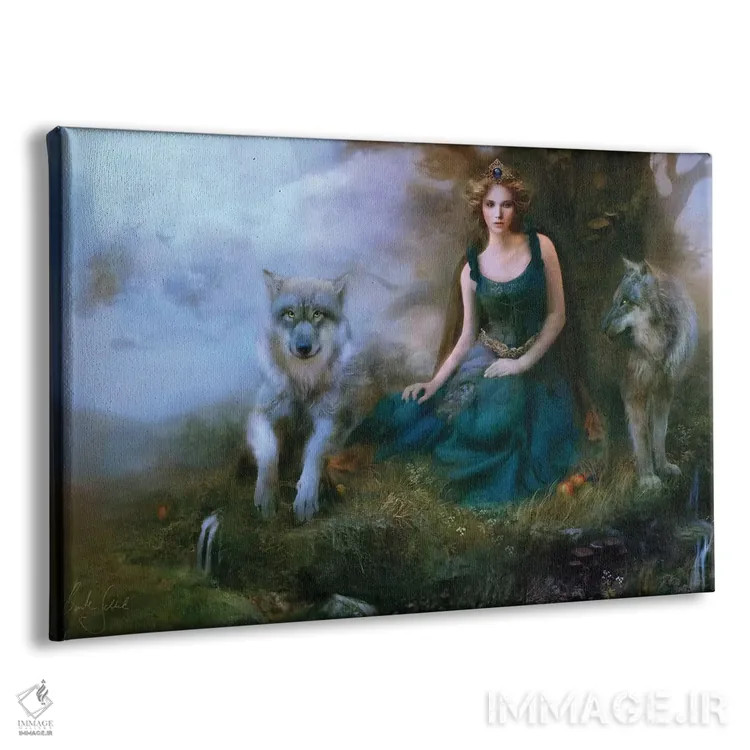 تابلو فرزندان ماه اثر بنت شلیک - نمای پرسپکتیو محصول