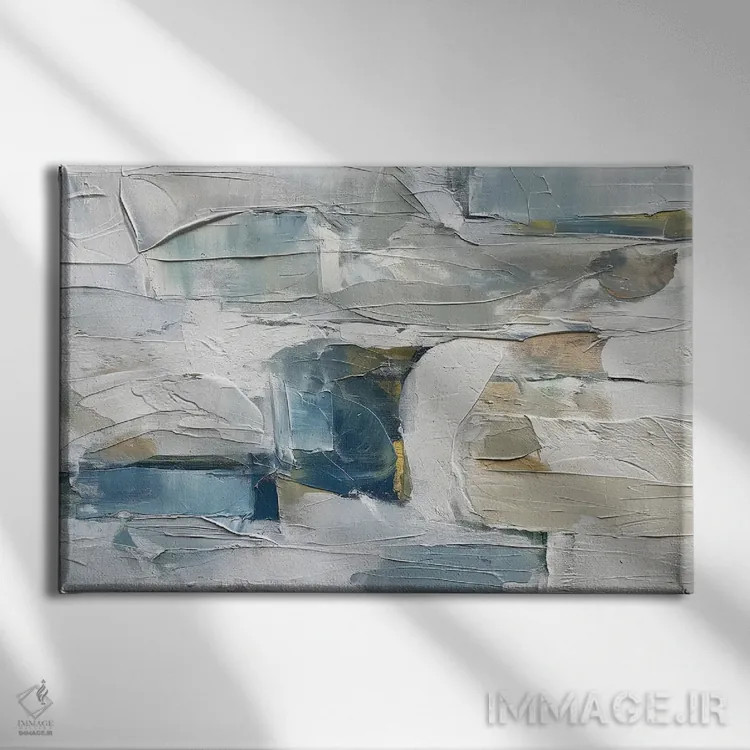 تابلو ساحلی بدوی اثر ۳۳ استخوان شکسته - نمای روبهرو روی دیوار